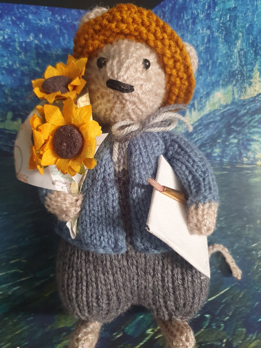 Hand Knitted Mouse - Vincent
