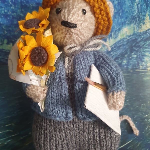 Hand Knitted Mouse - Vincent