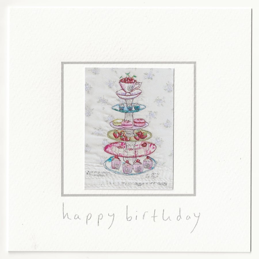 Tiered cake card