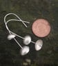 Eco Silver Acorn Cup  Earrings - Image 3