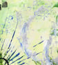 Greetings cards - Blank - Set of 4 Abstract Designs - Green no 12 - Image 6