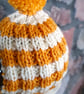 Small Tea Cosy for 2 Cup Tea Pot, Cornish Style, Hand Knitted - Image 5