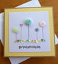 On Your Special Day Card - Buttons, Hearts and Sequins - Kraft - Yellow
