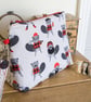 Project bag - a generously sized zipped pouch with detachable wristlet - Image 2