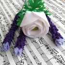 Small Lavender & Ranunculus Wrap 