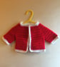 Crochet Lacy Baby Cardigan  - Image 1