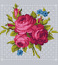 207A - Victorian Flowers The Pink Rose cross stitch pattern (PDF counted chart) - Image 5