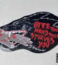 Bite the Hand Sticker - Punk Wolf Decoration - Image 3