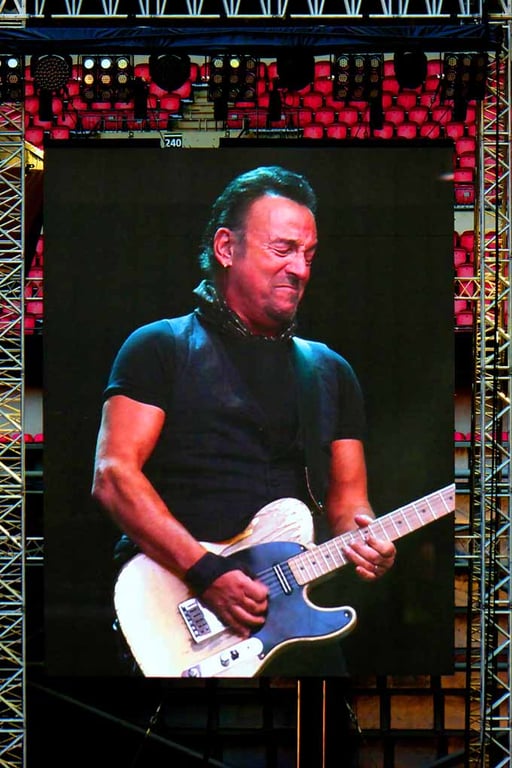 Bruce Springsteen Live At Wembley Stadium Photograph Print