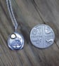 Sterling silver and brass 'Mighty oak' pendant  - Image 4