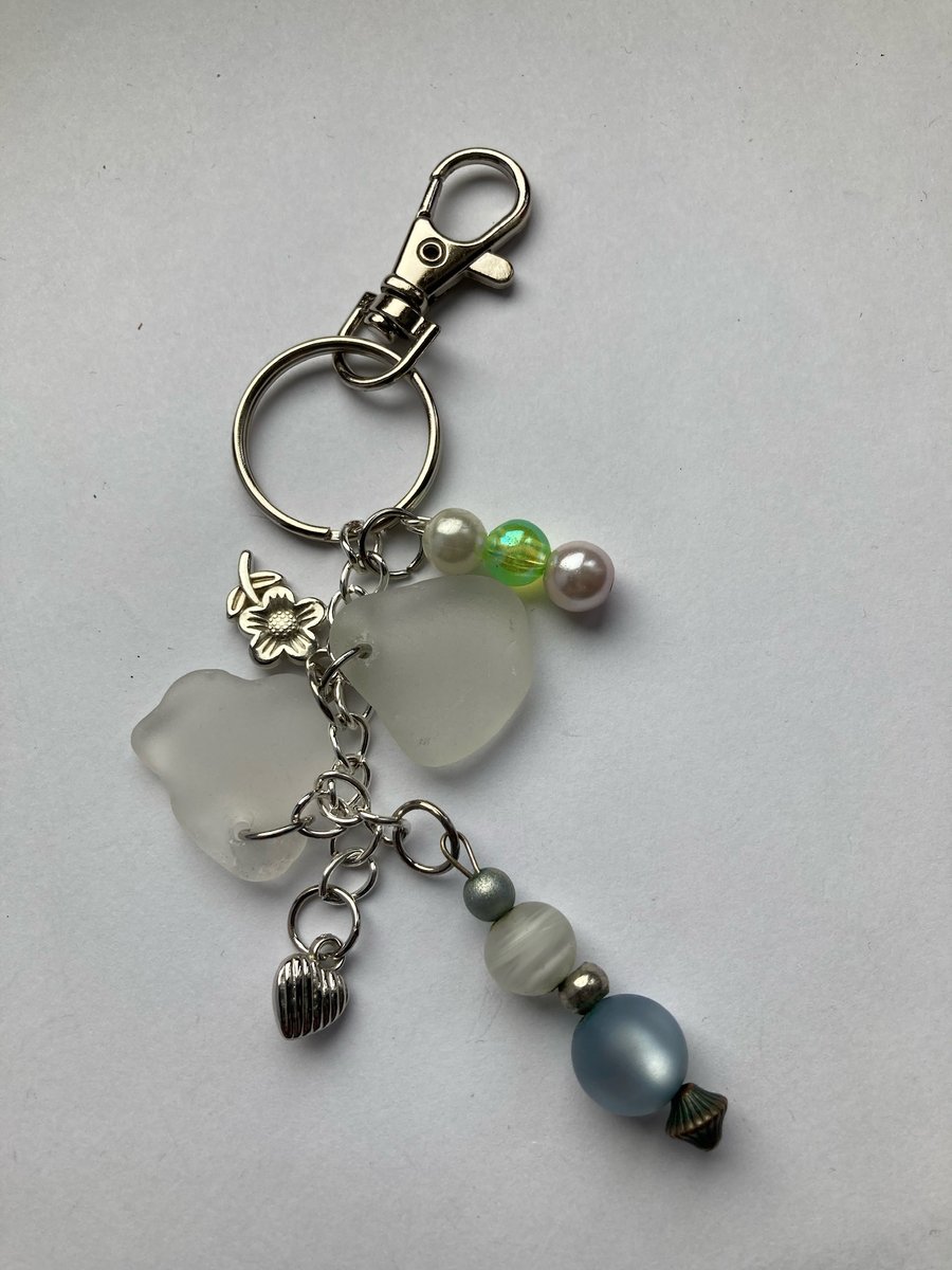 Seaglass keyring
