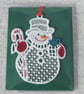 Christmas decoration, snowman decoration, present. - Image 5