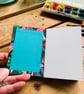 Hand Bound A7 Watercolour Sketchbook with Coptic Stitch Exposed Spine. - Image 2