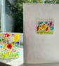 Fused glass multicoloured candle shade - Image 3