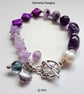 Designer Multigemstone Chakra Charm Bracelet  - Image 6