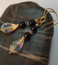 Swarovski Crystal Teardrop And Black Onyx Earrings - Handmade In Devon - Image 7