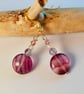 Fluorite Earrings With Gold Vermeil Wires - Handmade In Devon - Image 2