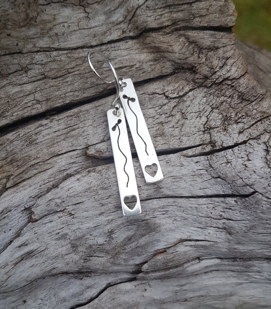 Seedling Heart Earrings