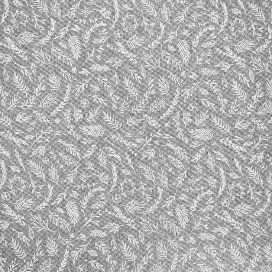 100 x 135cm Meadow Sweet Tablecloth     Grey 