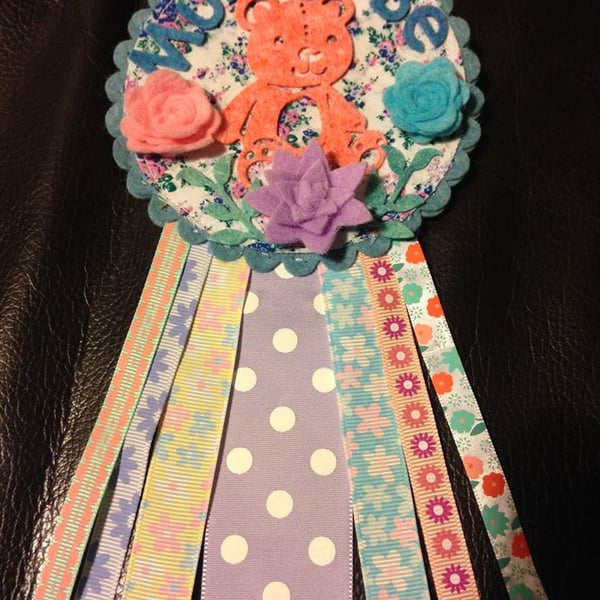 Mum to be badge-Rosette 