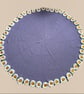 Handmade Crochet Daisy Flower Bouquet 2-in-1 Circle Blanket Throw by ThatCrochet