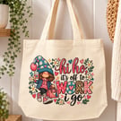 Hi Ho, It's Off to Work I Go Tote Bag – Fun Work Bag with Zip