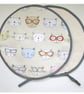 Cat Aga Hob Lid Mat Pad Hat Round Cover Surface Saver Cute Cats in Glasses - Image 3