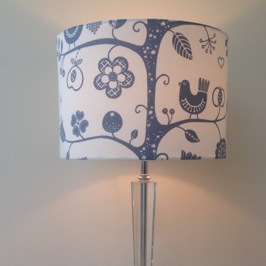 Birdsong Drum Lampshade