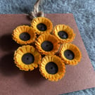 Quilled Sunflower Gift Tag