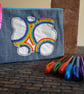 Rainbow Zippered Pouches - Circles - Image 2