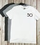 Mens birthday age T-Shirt. Any age male tee. 15,16,17, 18, 21, 30, 40, 50, 60 - Image 1
