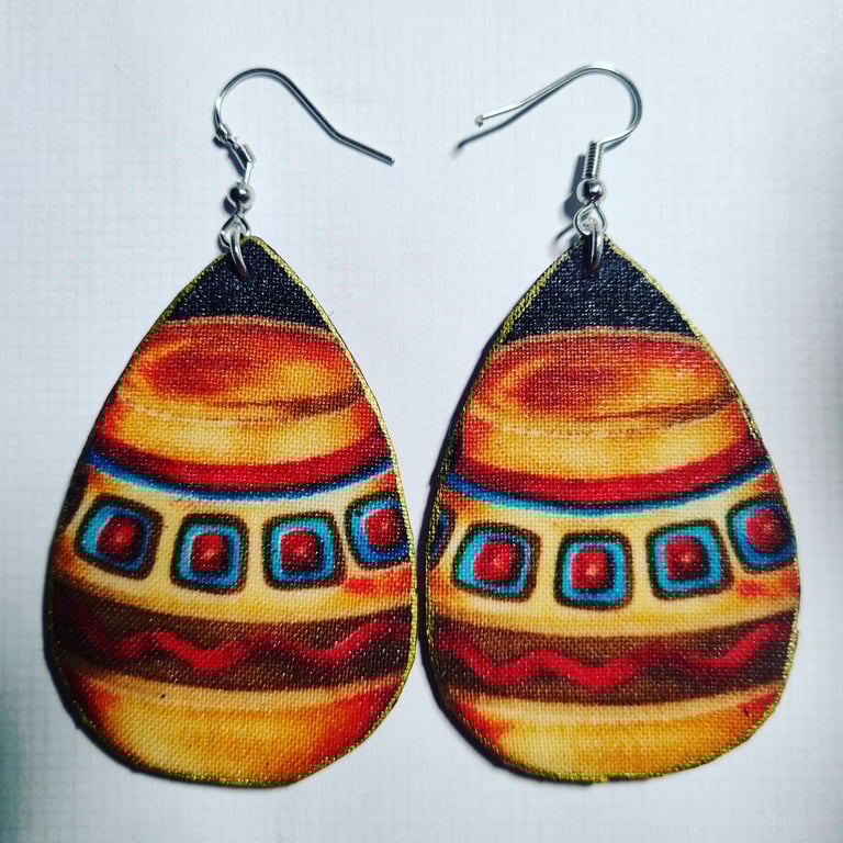 African  Dangle Earrings