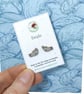 Seal Earrings, Animal Stud Earrings, Silver Plated or Sterling Silver Backs - Image 2