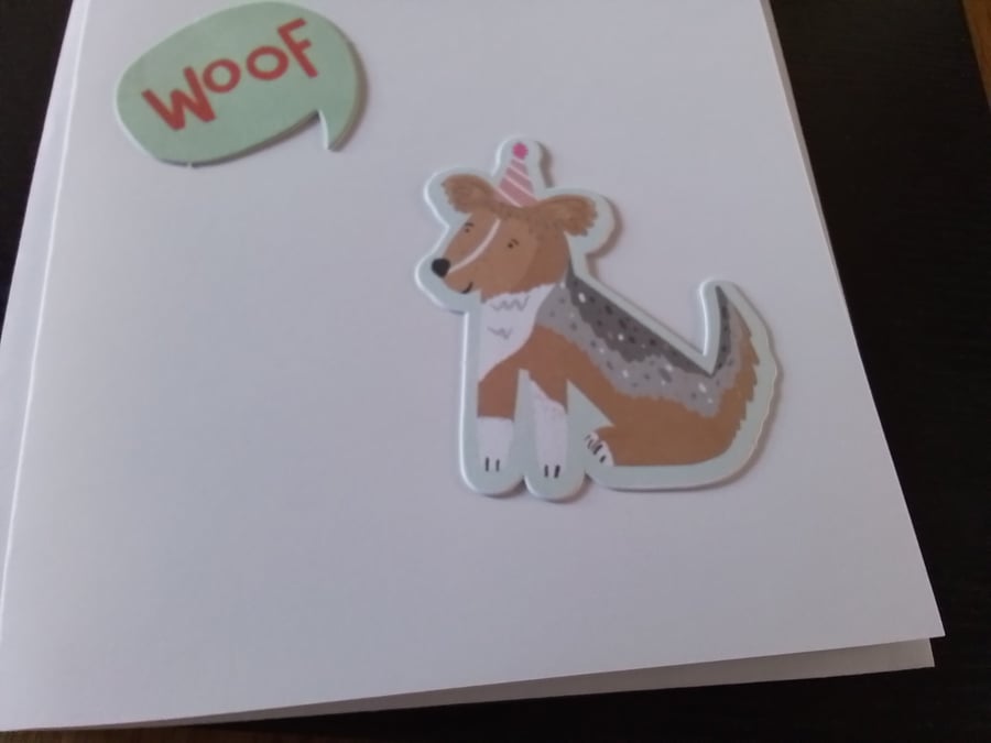 Any occasion card. Dog card. Ref 306
