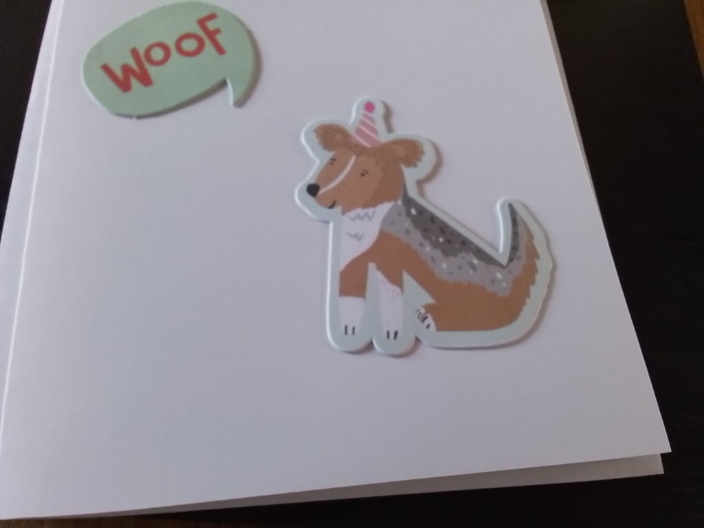Any occasion card. Dog card. Ref 306