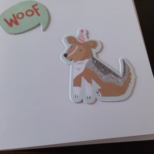 Any occasion card. Dog card. Ref 306