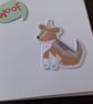 Any occasion card. Dog card. Ref 306