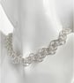 Zig Zag Sterling Silver Chainmaille Chain Choker Necklace in Three Lengths - Image 9