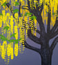 'Laburnum Bloom' original screen print - Image 2