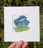 Stormy Clouds Cottage - Miniature collage. Mounted - Image 4