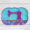 Reduced, Sewing machine mug rug