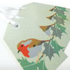 Robin & Holly Christmas Gift Tags
