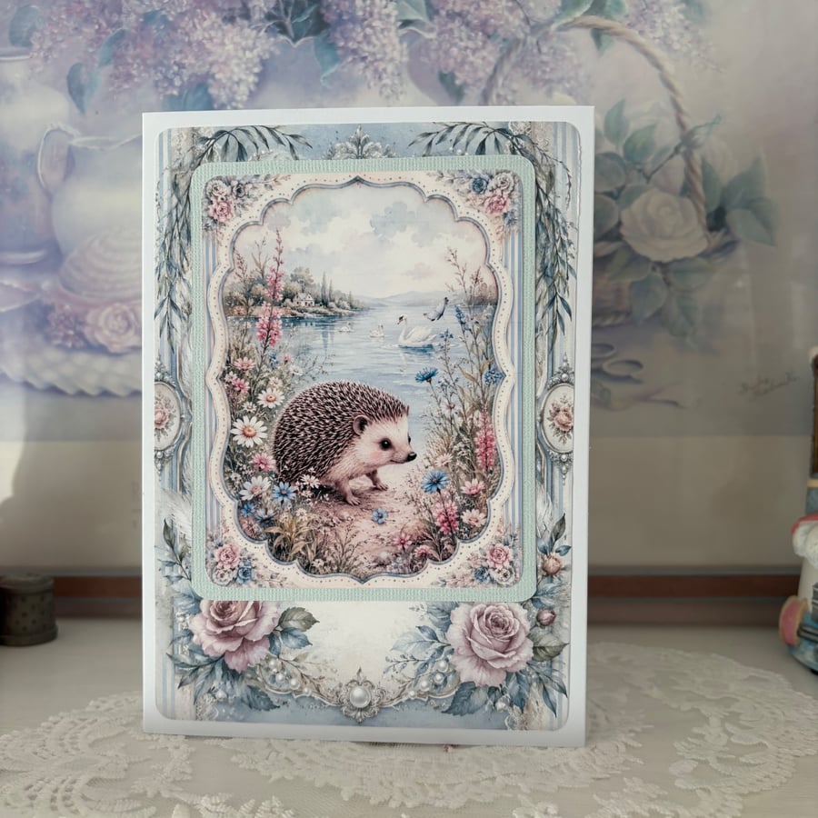 Greeting Card - Swans - C286