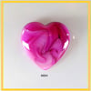 Medium Pink Heart Cabochon, hand made, Unique, Resin Jewelry, M254
