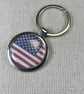 USA Flag Keyring