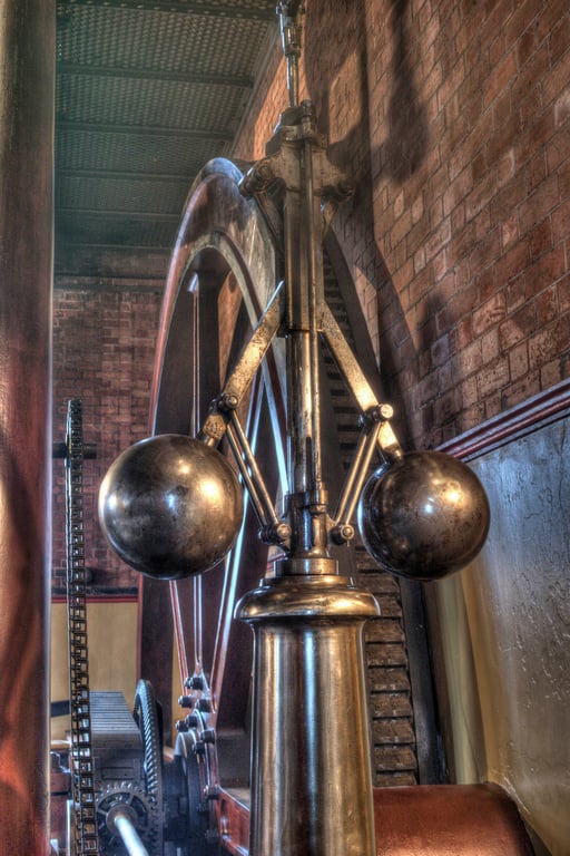 Steam engine governor print