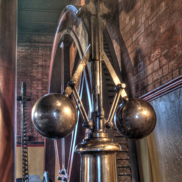 Steam engine governor print