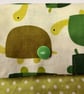 Turtle fabric fold-over coin purse - Image 5