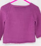 Boho Pink Organic Cotton Baby Jumper 6 - 12 months - Image 1