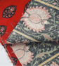 Vintage Liberty of London Fabric, VALARI in Red Boho Botanical pattern - Image 9